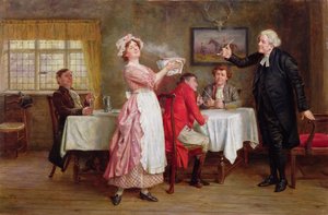 Para coronar la fiesta de George Goodwin Kilburne
